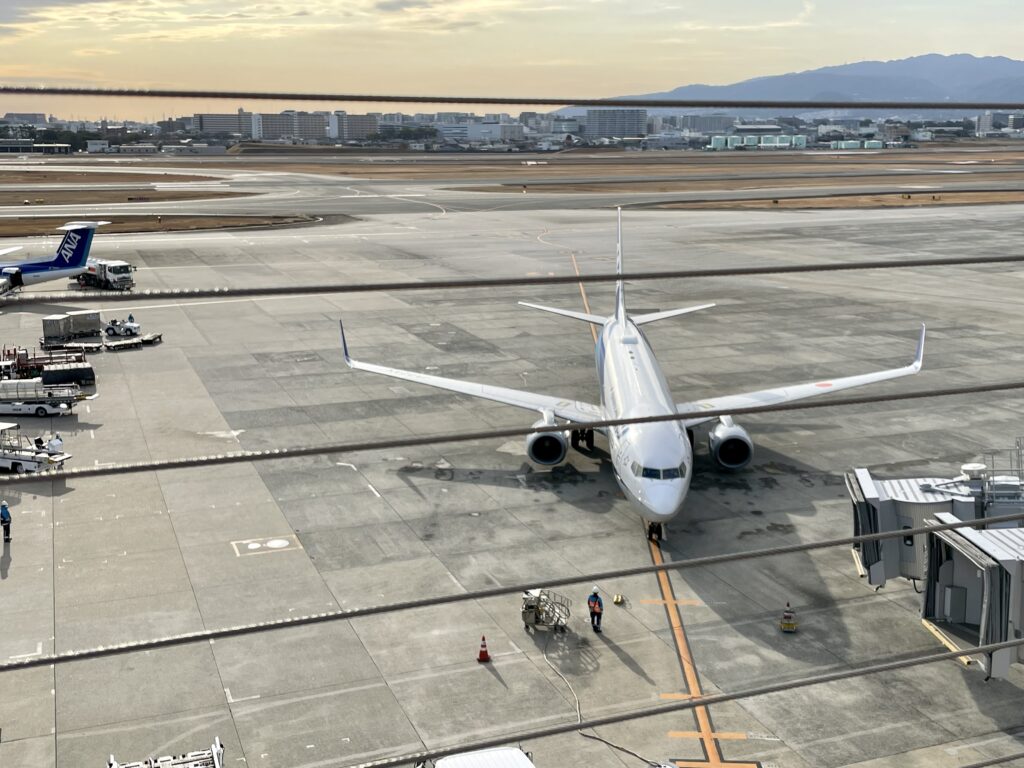 伊丹空港の展望デッキ